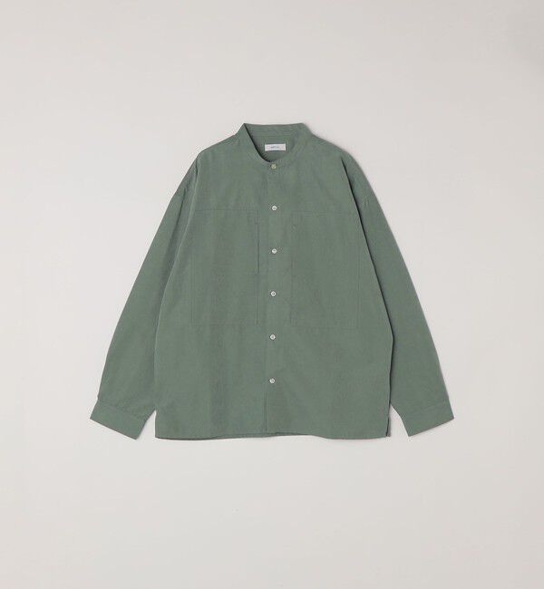 SHIPS any「SHIPS any:〈洗濯機可能〉フェード ピーチスキン ポケット バンドカラー シャツ 26SS◇」|シャツ・ブラウス|