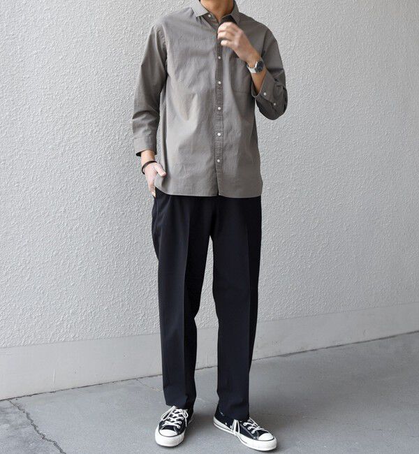 SHIPS any「SHIPS any:〈吸水速乾〉Rapidry クリース アンクル テーパード イージーパンツ (セットアップ対応)26SSS◇」|スラックス|