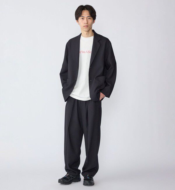 SHIPS「SHIPS: Comfy Line ワイド ピンタック イージーパンツ」|その他|