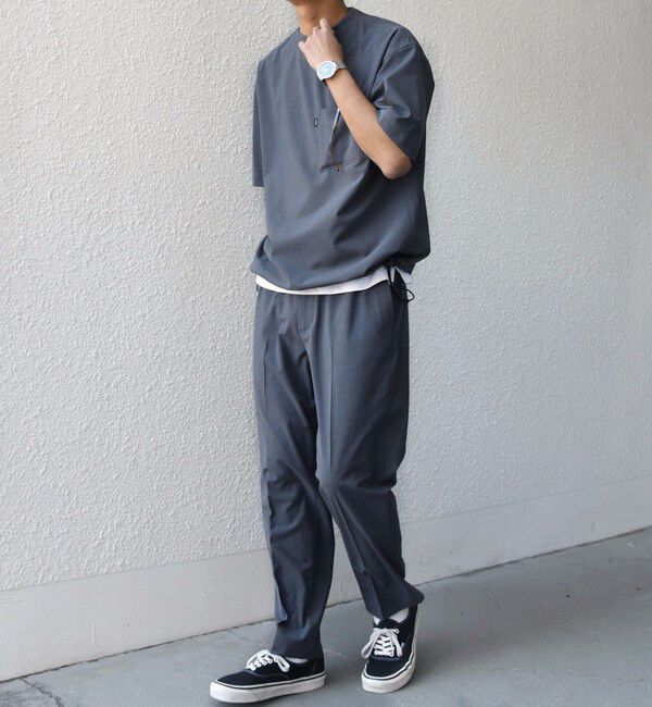 SHIPS any「SHIPS any:〈吸水速乾〉Rapidry クルーネック スピンドル ポケット Tシャツ(セットアップ対応)◇」|Tシャツ・カットソー|