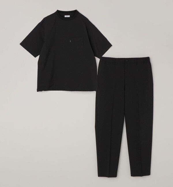 SHIPS any「SHIPS any:〈吸水速乾〉Rapidry クルーネック スピンドル ポケット Tシャツ(セットアップ対応)◇」|Tシャツ・カットソー|