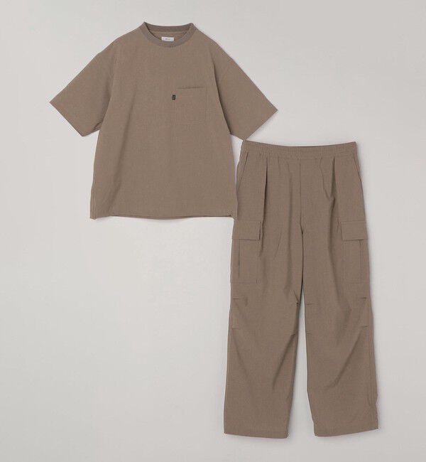 SHIPS any「SHIPS any:〈吸水速乾〉Rapidry クルーネック スピンドル ポケット Tシャツ(セットアップ対応)◇」|Tシャツ・カットソー|