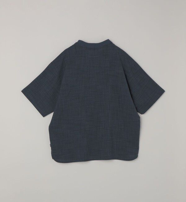 SHIPS any「SHIPS any:〈UVカット〉FUTURE LINEN CANVAS リネンライク デザイン リブ ポケット Tシャツ◇」|Tシャツ・カットソー|