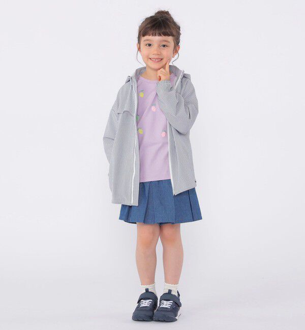 SHIPS KIDS「SHIPS KIDS:100～130cm /〈UVカット/吸水速乾〉ドライタッチ パーカ」|パーカー|