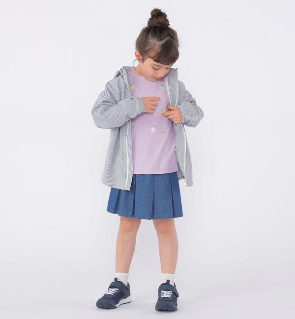 SHIPS KIDS「SHIPS KIDS:100～130cm /〈UVカット/吸水速乾〉ドライタッチ パーカ」|パーカー|
