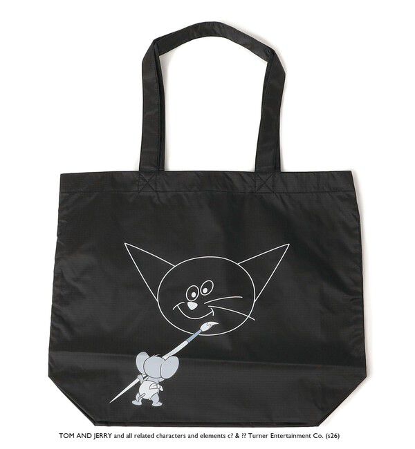 SHIPS KIDS「SHIPS KIDS: TOM and JERRY プリント トートバッグ」|トートバッグ|ブラック