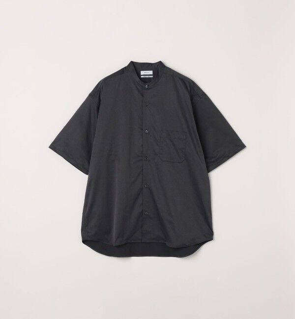 SHIPS any「SHIPS any:〈ストレッチ〉Primeflex(R) JAPAN MADE バンドカラー ポケット 半袖 シャツ◆」|シャツ・ブラウス|