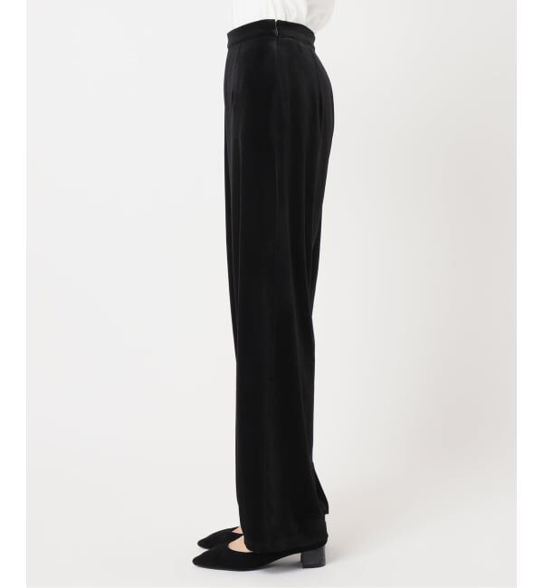 OUTDOOR PRODUCTS Usual Things「ベロアフレアパンツ」|スラックス|