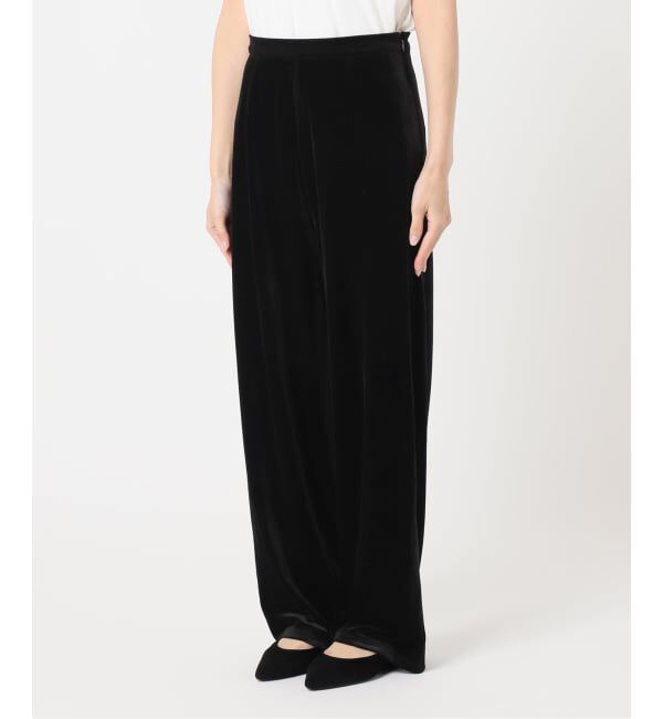 OUTDOOR PRODUCTS Usual Things「ベロアフレアパンツ」|スラックス|