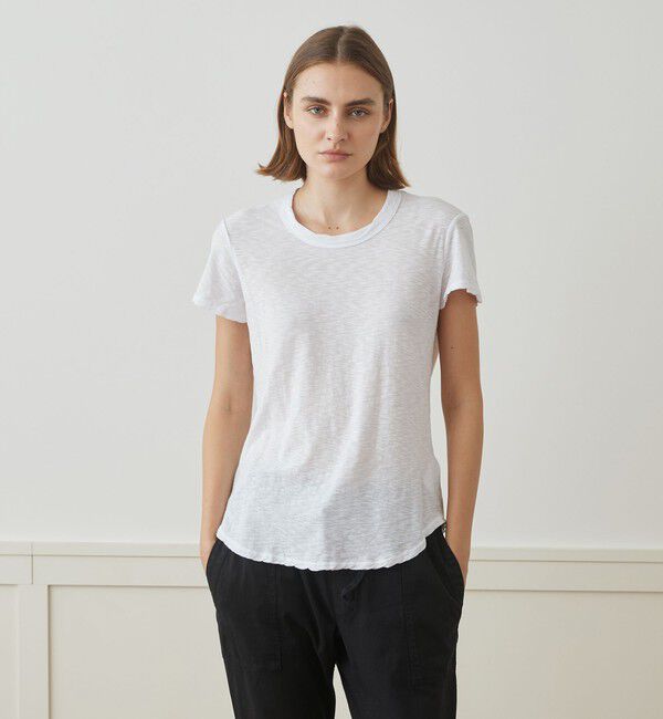 JAMES PERSE「スラブジャージー クルーネック Ｔシャツ WUA3037」|Tシャツ・カットソー|