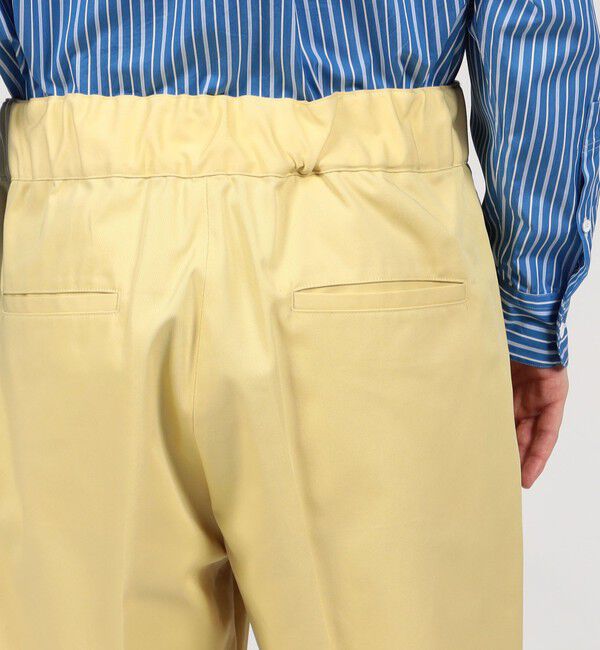 TOMORROWLAND MENS「ポリエステルコットンツイル ダブルバックルパンツ」|その他|