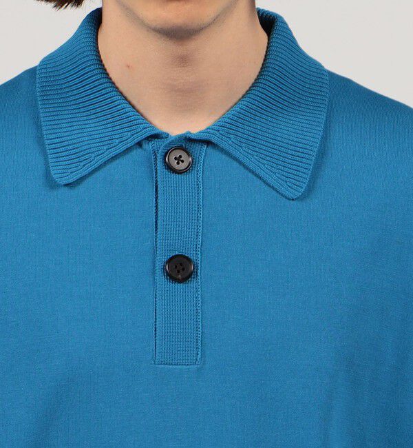 CABaN「コットン ポロニットプルオーバー」|ニット・セーター|
