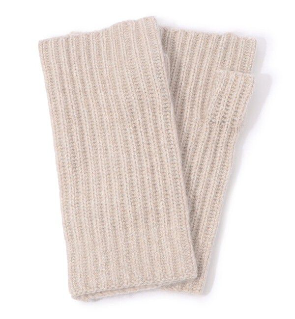 TOMORROWLAND GOODS「TOMORROWLAND カシミヤ フィンガーレスグローブ」|手袋|15 グレー