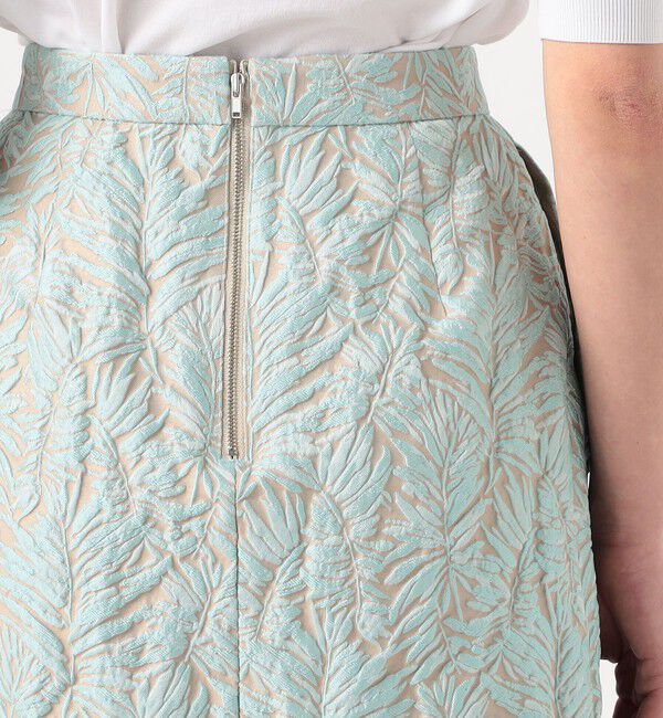 CABaN「リーフジャカード ミディスカート」|スカート|