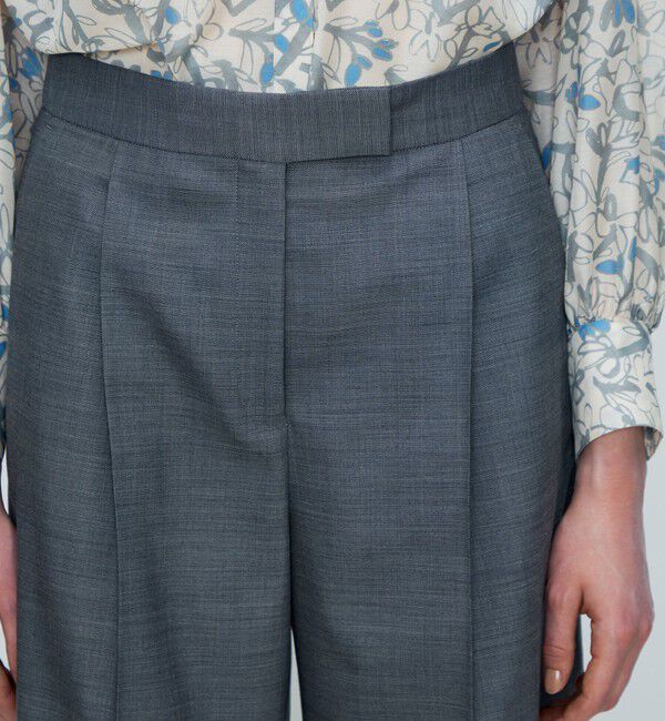 TOMORROWLAND collection「シャイニーシャーク センタープレスワイドパンツ」|その他|