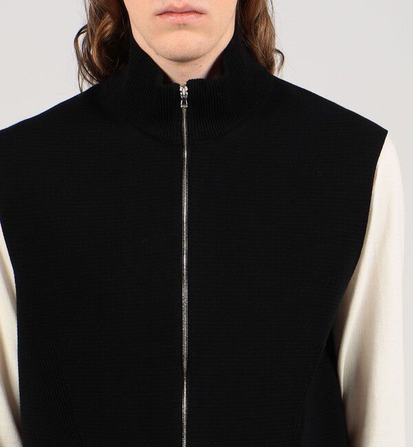 TOMORROWLAND MENS「コットンポリエステル ドライバーズベスト」|ニット・セーター|