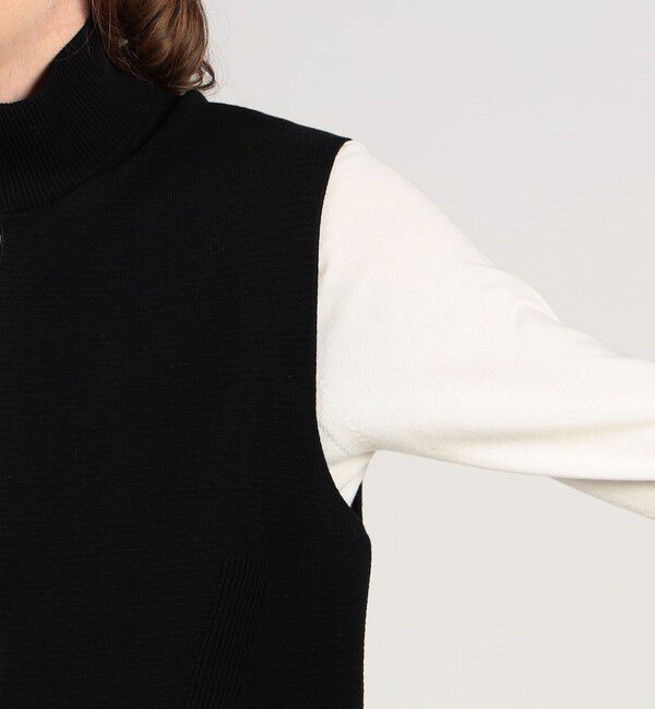 TOMORROWLAND MENS「コットンポリエステル ドライバーズベスト」|ニット・セーター|