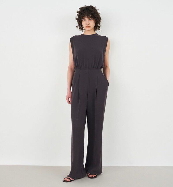 DES PRES「ジャージーライクジョーゼット オールインワン」|ワンピース|