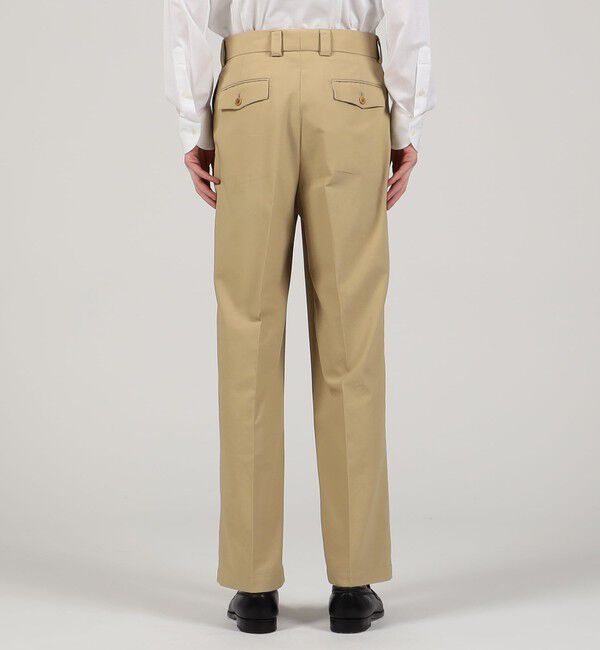 TOMORROWLAND MENS「60/2コットン イン1プリーツスラックス」|スラックス|