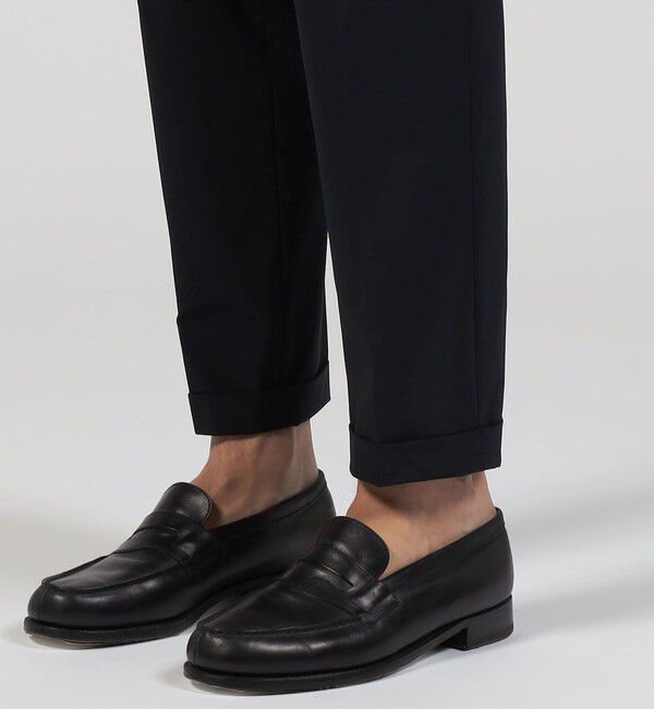 TOMORROWLAND MENS「ナイロンポリウレタン ノープリーツスリムパンツ」|スラックス|