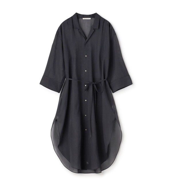 GALERIE VIE「 ボイルワッシャー シャツワンピース」|ワンピース|17 チャコールグレー