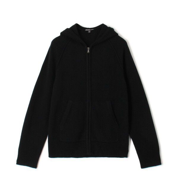 JAMES PERSE「リサイクルカシミヤ ジップアップパーカー MRBC2121」|パーカー|19 ブラック
