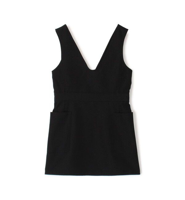 BACCA「ポリエステルウール ロングベスト」|シャツ・ブラウス|19 ブラック