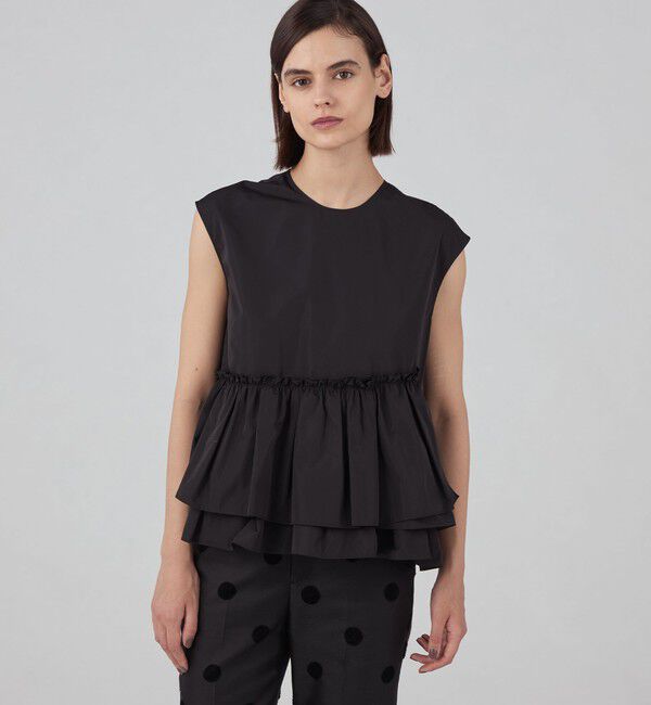 TOMORROWLAND collection「ポリエステルシルクタフタ ティアードチュチュ」|シャツ・ブラウス|