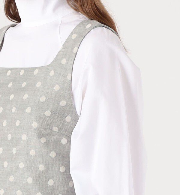 TOMORROWLAND collection「サキソニードットジャカード スクエアキャミソールトップ」|ベスト・ジレ|