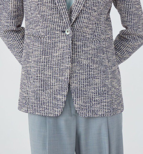 TOMORROWLAND collection「エフェクトジャージー 1Bジャケット」|テーラードジャケット|