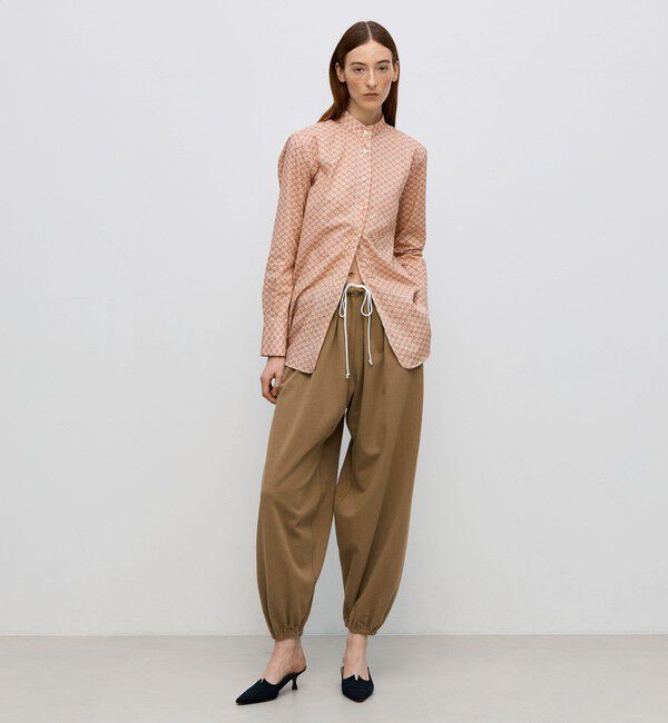 BACCA「コットンリバティプリント スプリングブラウス」|シャツ・ブラウス|