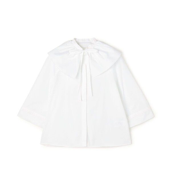 TOMORROWLAND BUYING WEAR「BOURRIENNE ALIZE コットン ラッフルシャツ」|シャツ・ブラウス|11 ホワイト