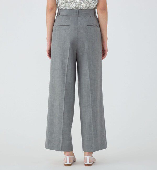 TOMORROWLAND collection「ファインウーステッドウール タックワイドパンツ」|その他|