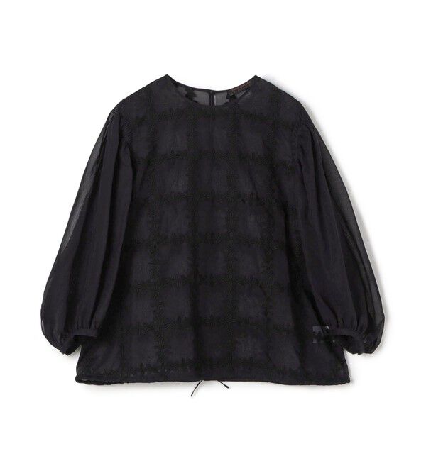 TOMORROWLAND collection「クロスフルール ペザントプルオーバー」|シャツ・ブラウス|69 ネイビー