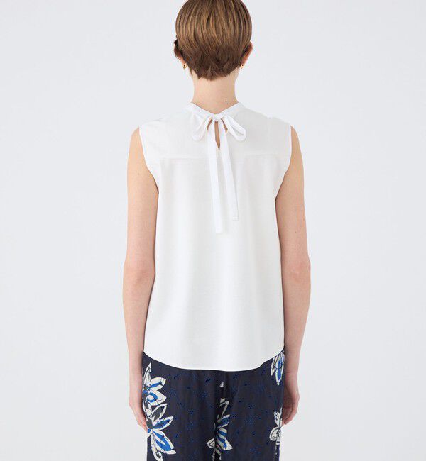 TOMORROWLAND collection「ミッシェルエンブロイダリー バンドカラーブラウス」|シャツ・ブラウス|