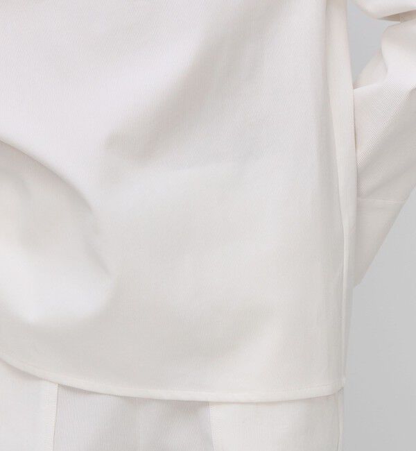 BACCA「コットンピケ サイドストリングブラウス」|シャツ・ブラウス|