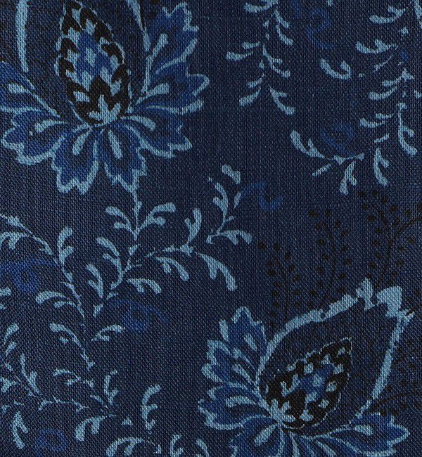 SOULEIADO「リネンプリント ラップキャミソールドレス」|ワンピース|