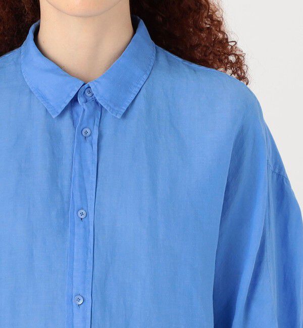 MACPHEE「リネンラミーソリッド ドルマンスリーブシャツ」|シャツ・ブラウス|
