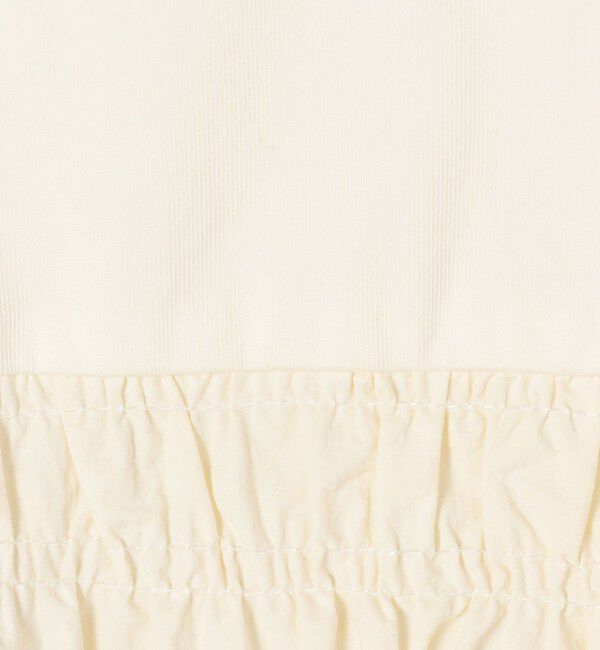 MACPHEE「コットンバックサテンコンビ バルーンTシャツ」|Tシャツ・カットソー|