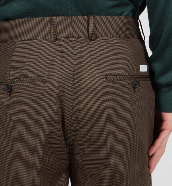 TOMORROWLAND MENS「ウールトロピカル 2プリーツスラックス」|スラックス|