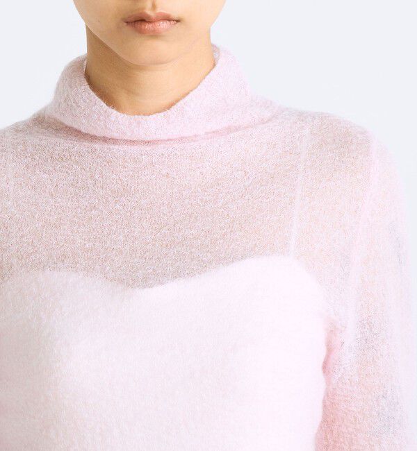 Edition「モヘアシアー ハイネックネックニット」|ニット・セーター|