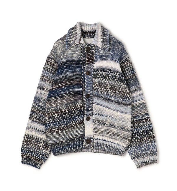 TOMORROWLAND MENS「TOMORROWLAND tricot ウール アクリル ニットブルゾン」|ニット・セーター|66 ブルー系