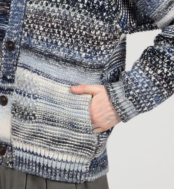 TOMORROWLAND MENS「TOMORROWLAND tricot ウール アクリル ニットブルゾン」|ニット・セーター|