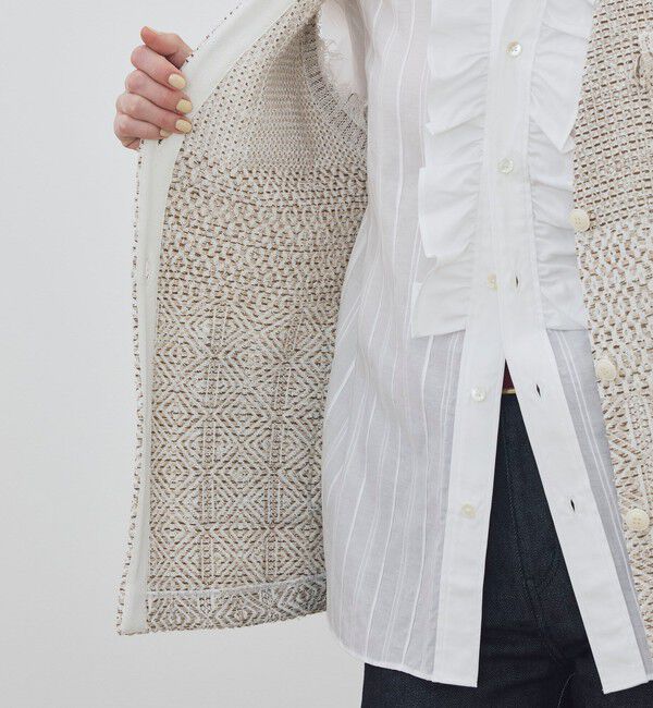 DES PRES「インレイパターン ニットジレ」|ベスト・ジレ|