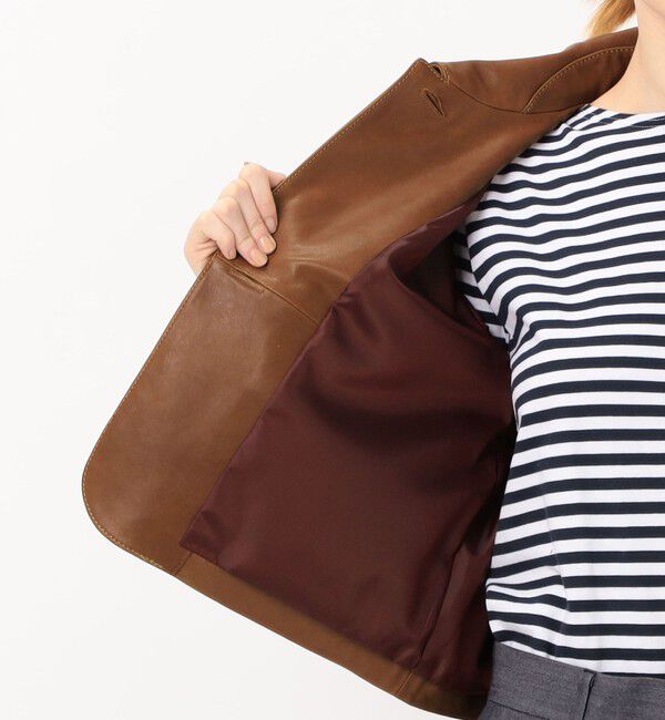 TOMORROWLAND collection「セミベジタブルレザー サックジャケット」|その他|