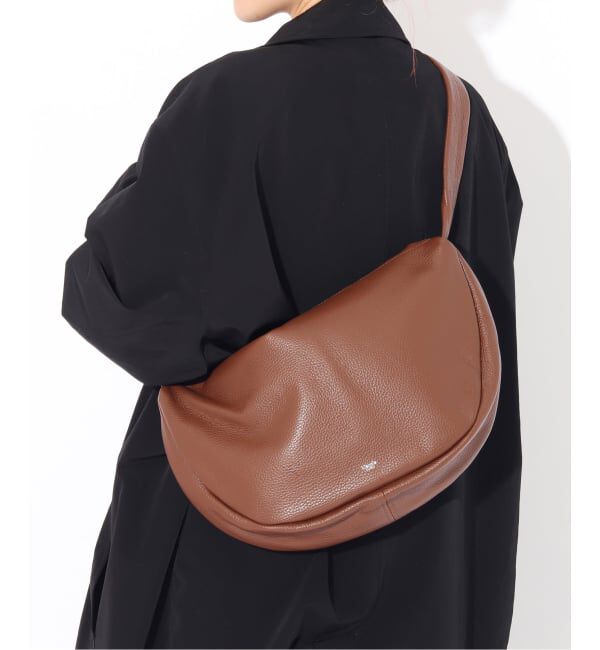  「【blancle/ ブランクレ】S.LETHER SEMI CIRCLE HARF SHOULDER」|ショルダー・メッセンジャー|