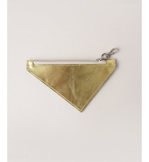 「【blancle/ ブランクレ】M.LETHER TRIANGLE POUCH」|ポーチ|