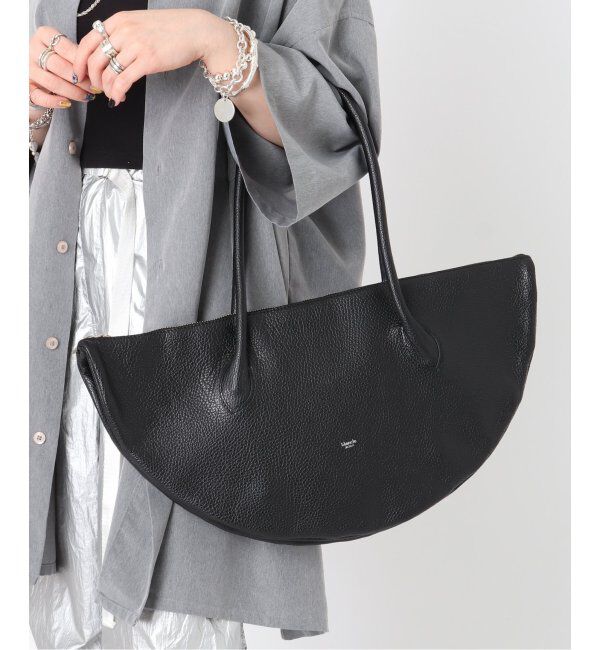  「【blancle/ ブランクレ】S.LETHER Deformation bag」|ボストンバッグ|ブラック