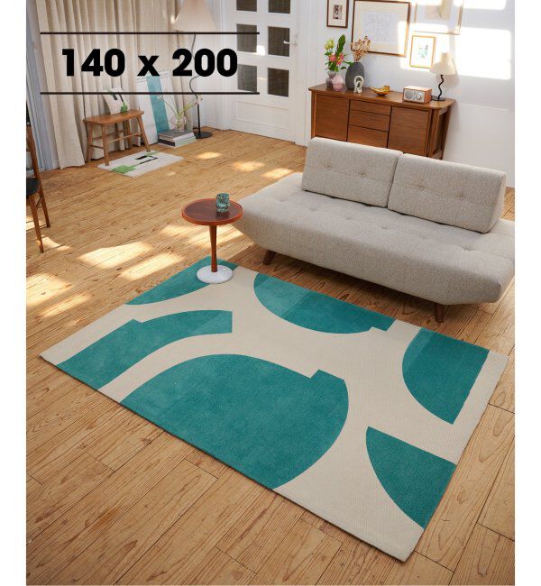 journal standard Furniture「OAKMONT RUG 140X200　オークモント ラグ」|その他|グリーン