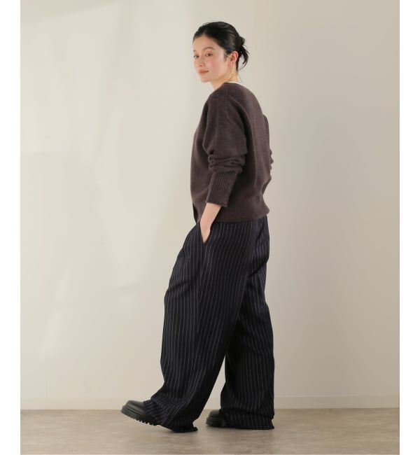 JOINT WORKS「ワイドタック ストライプ トラウザーズ / Wide Tuck Stripe Trousers」|スラックス|